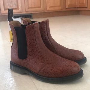Brown Snakeskin Dr.  Martin Boots